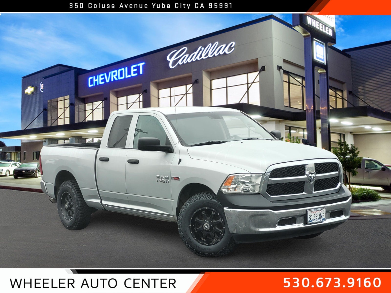 2018 RAM 1500 Tradesman 4x2 Quad Cab 6'4" Box