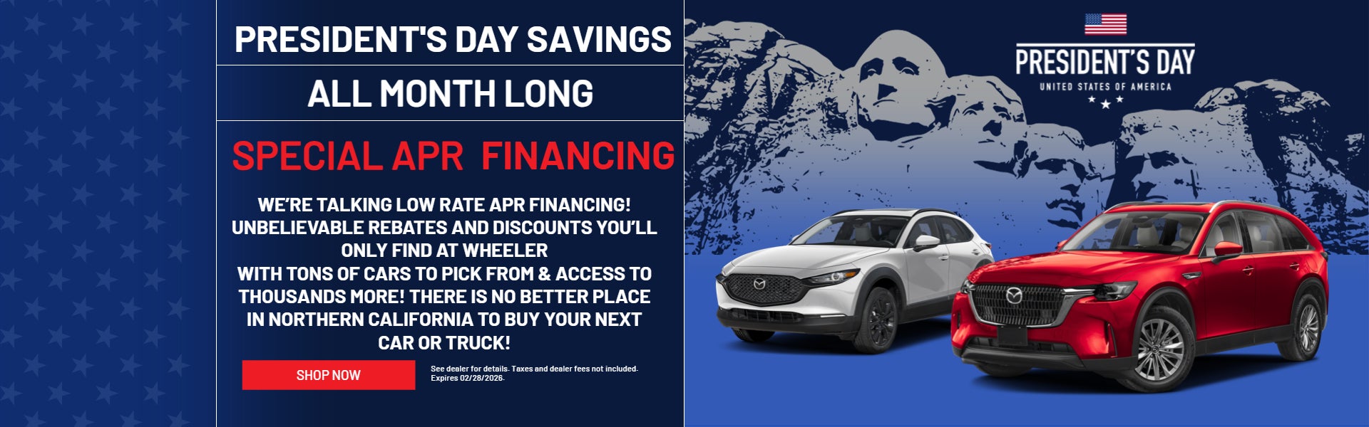 President's Day Savings